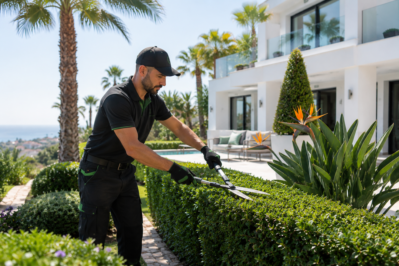 Gardening services for villas on the Costa del Sol